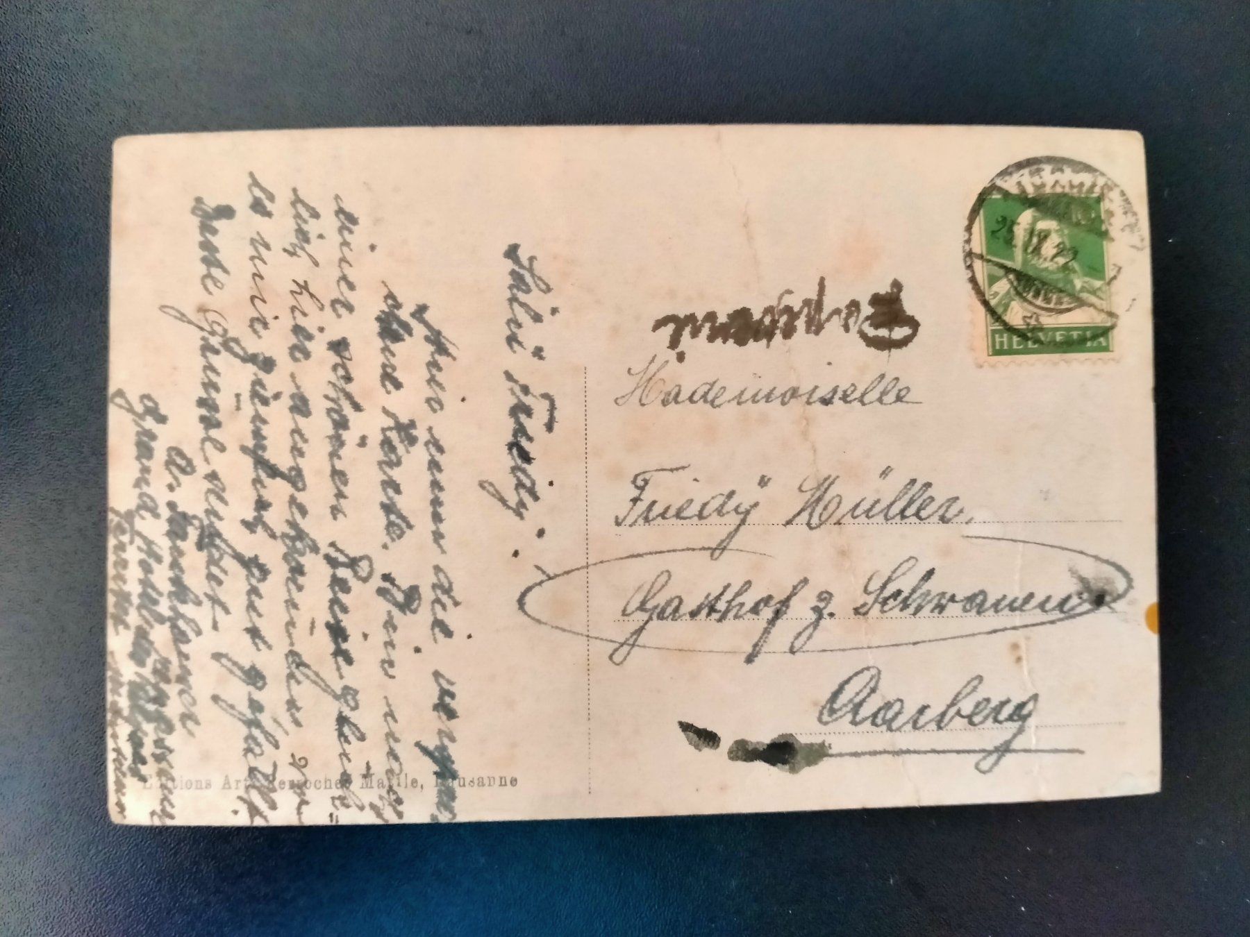 Cartoline postali: Territet / Waadt Grand Hotel Oldtimer – Usato da Küssnacht am Rigi venduto da cartolina-1 1