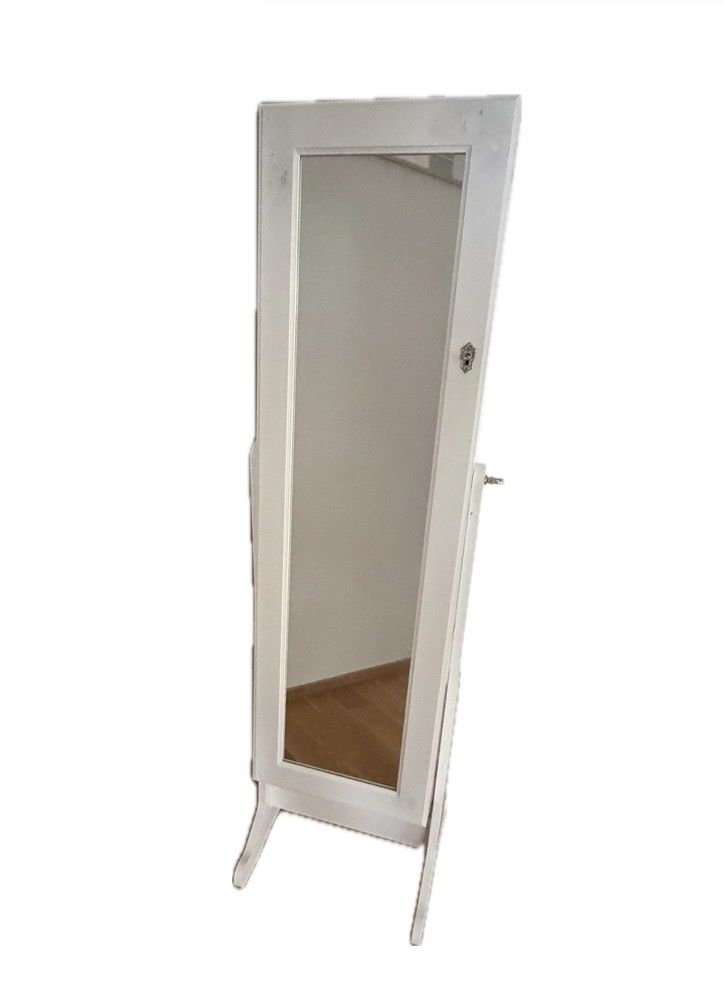 Anhänger: Schmuckschrank weiss mit Spiegel – Gebraucht aus Root von ArEl85