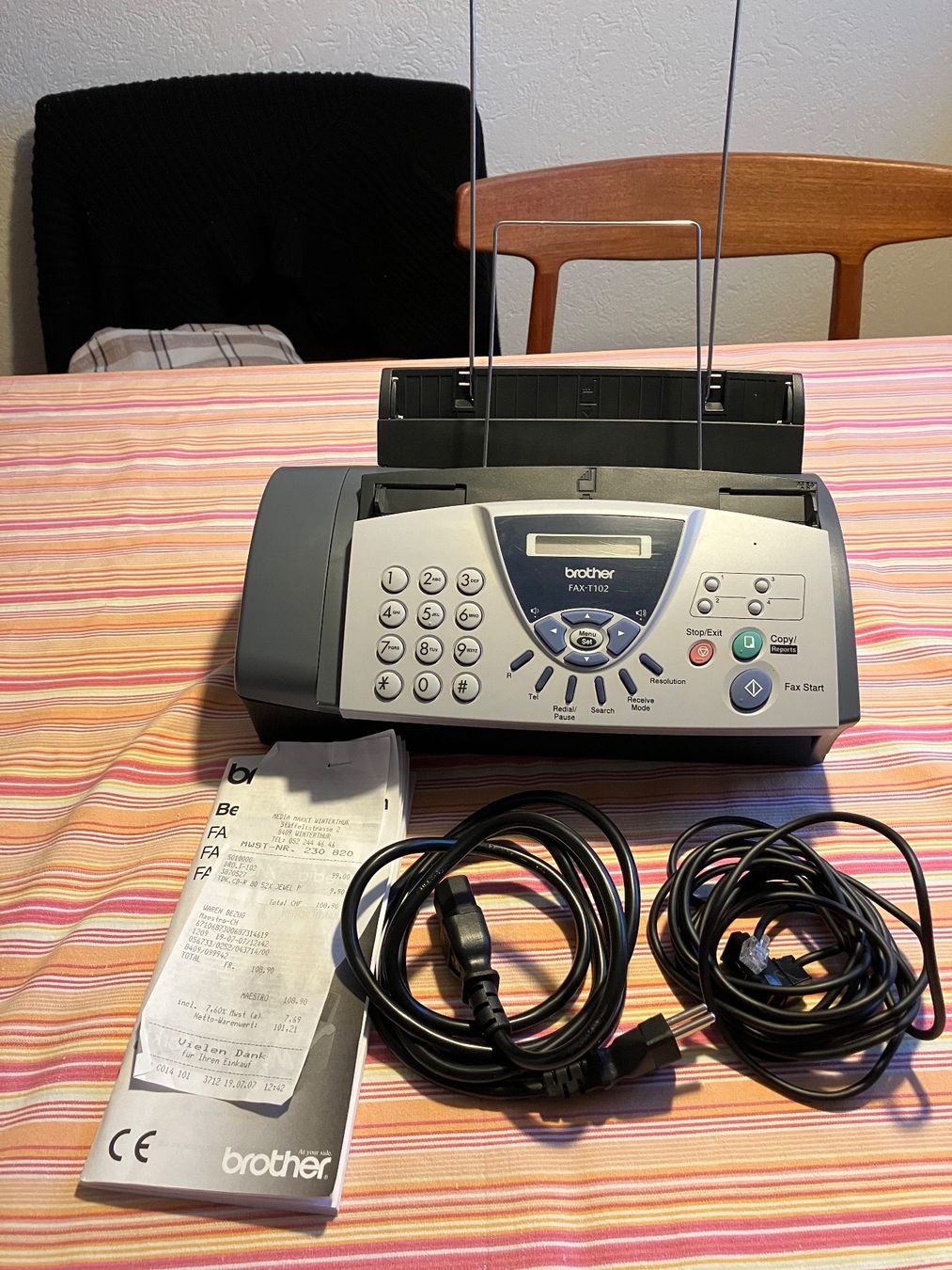 Brother Faxgeräte: Brother Faxgerät T102 – Gebraucht aus Wiesendangen von