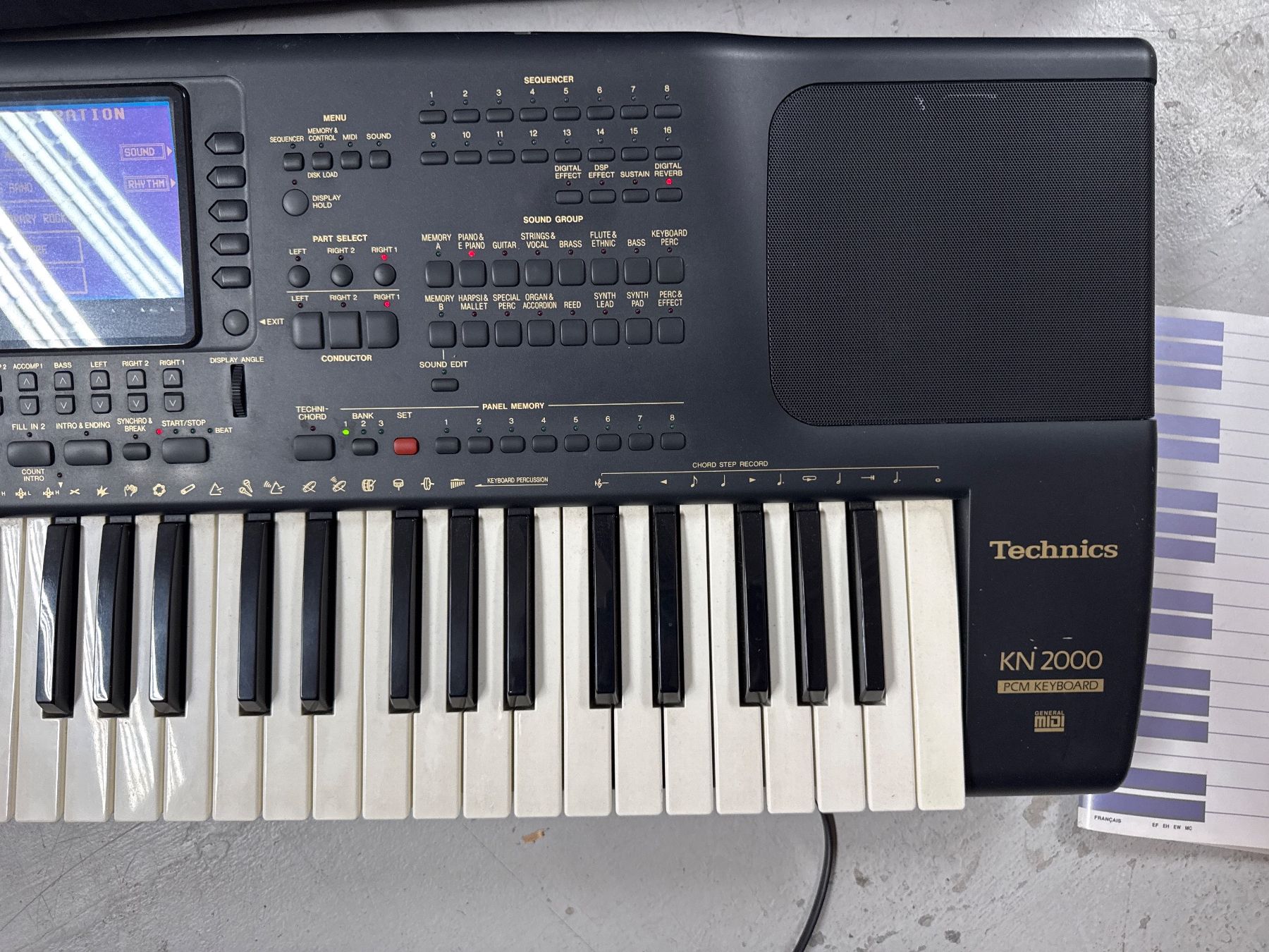 Technics Strumenti musicali: Technics KN 2000 PCM Keyboard mit Tasche & Notenblatt – Usato da Dietlikon venduto da HighspeedUmzug 2