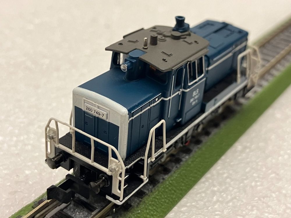 Trix Modelleisenbahnen: Minitrix Staiber 2005,3 N= Em 3/3 BLS 260 749-7 - NEU in OVP – Neu (gemäss Beschreibung) aus Thun von retoolinoo 2