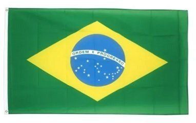 Bandiere: Drapeau Flag Brésil 90x150cm – Nuovo e nell'imballaggio originale da Renens VD venduto da Accessoryworldch