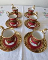 6 Espressotassen mit Unterteller, Vieux ,Paris