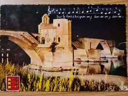 Ansichtskarte Avignon la Nuit Frankreich