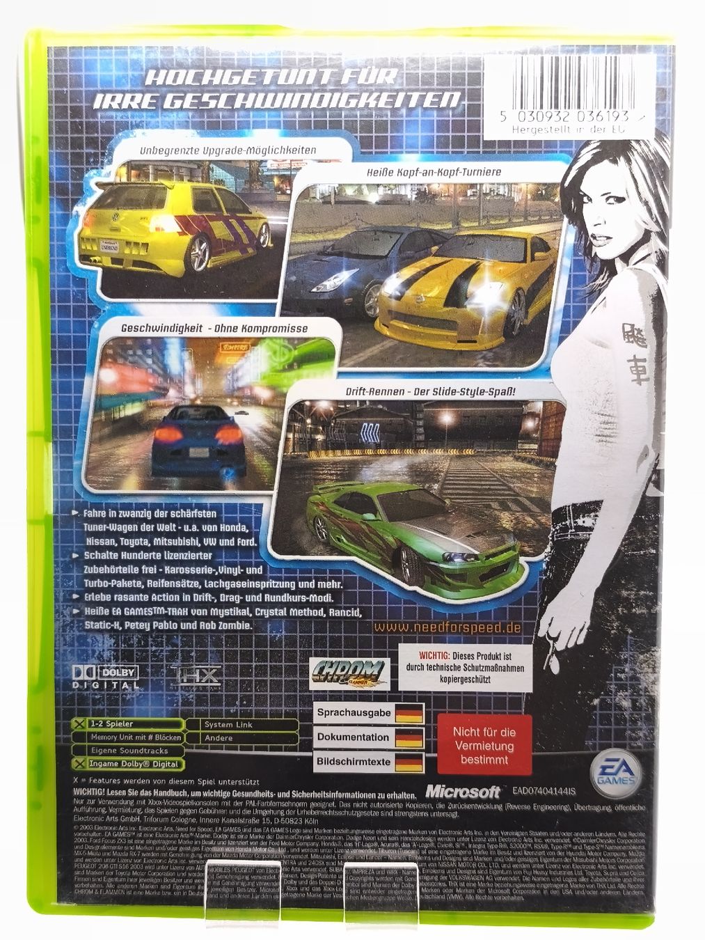Microsoft Giochi: Jeu Xbox Need For Speed Underground - Excellente état  – Usato da Conthey venduto da Th3gr4yf0x 1