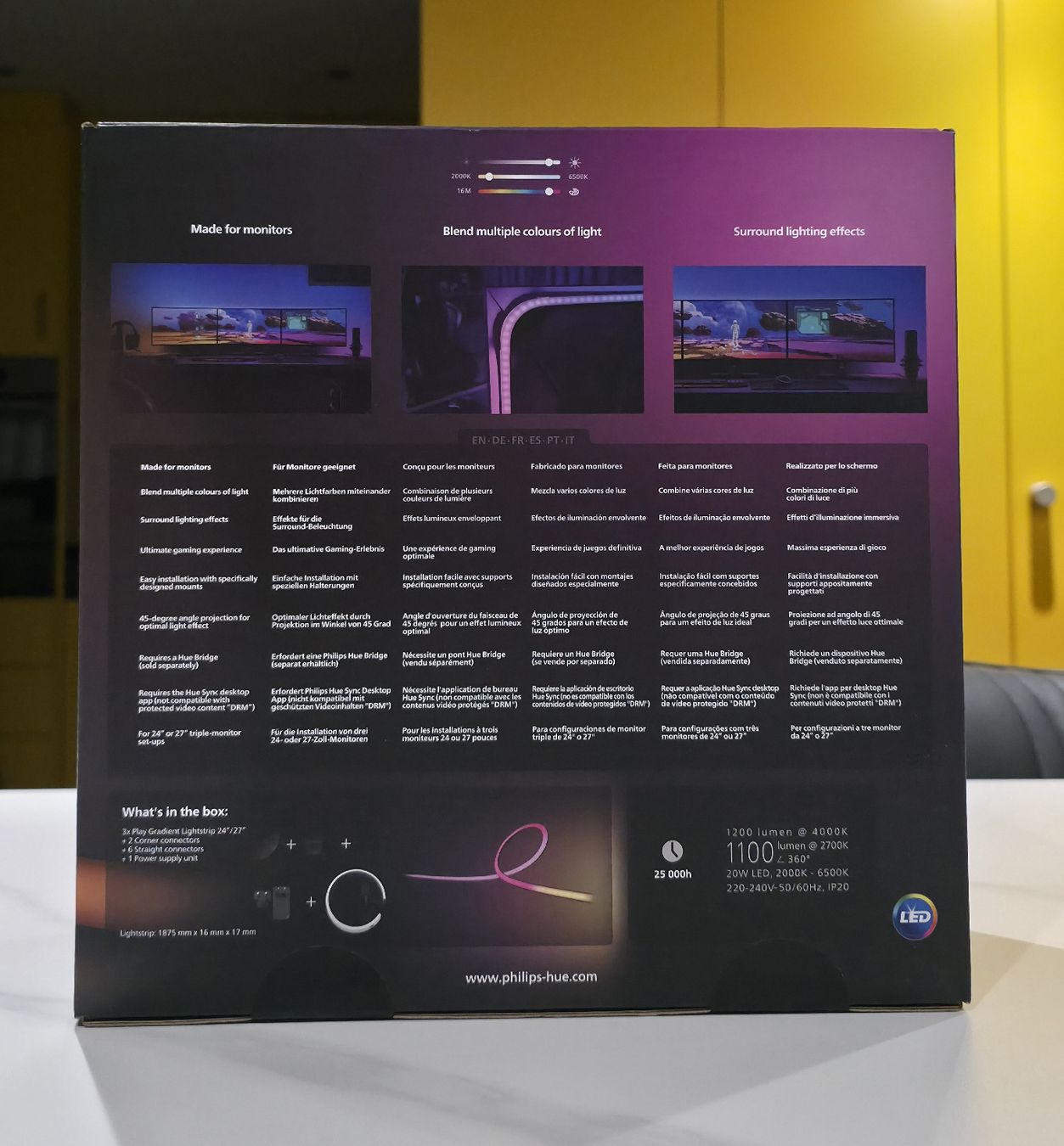 Philips Lampade: Philips Hue Gradient Lightstrip PC 3x 24/27" – Nuovo e nell'imballaggio originale da Lengnau BE venduto da darkangel94 2