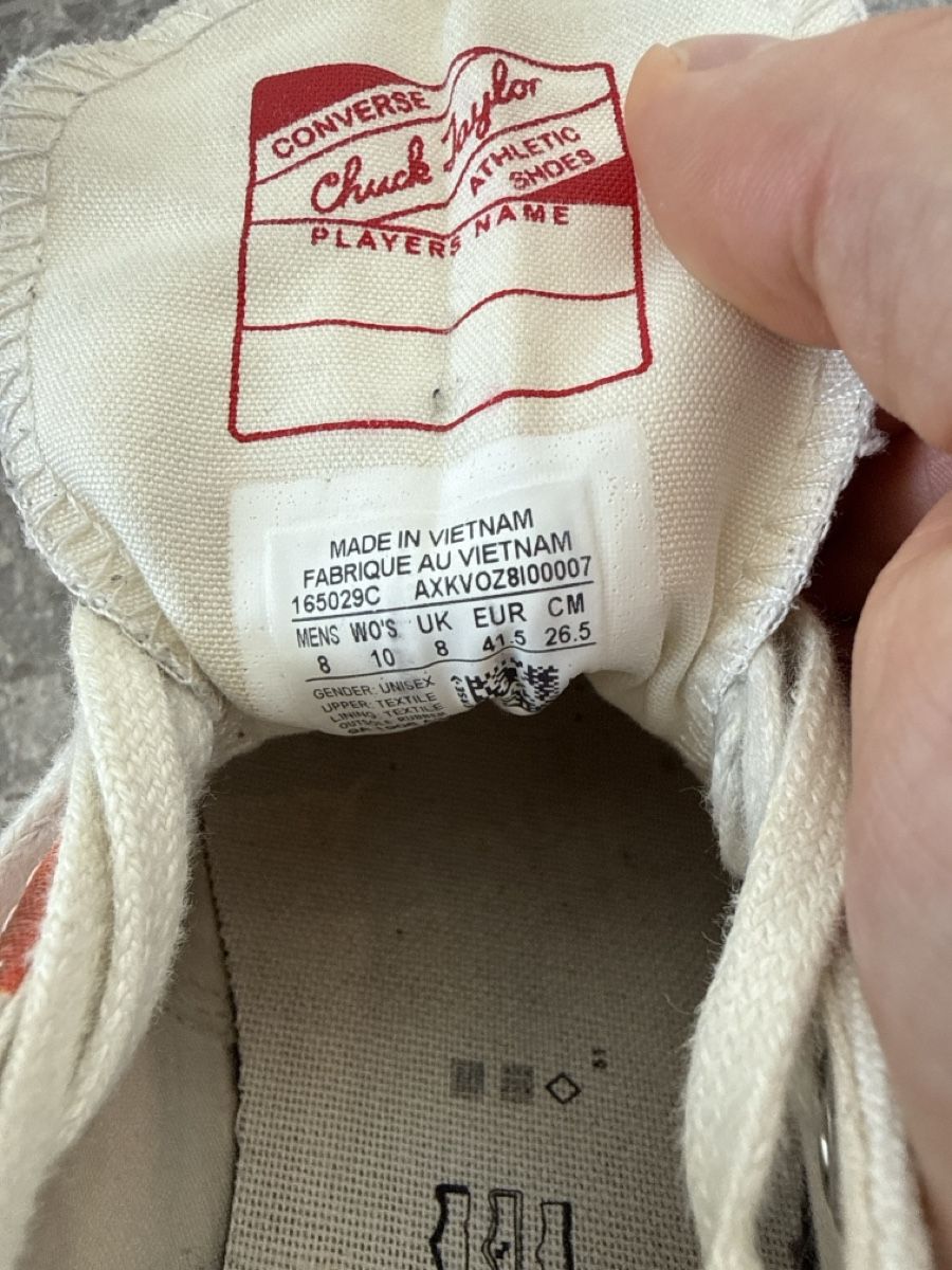 Converse Scarpe da uomo: Flammen Converse Chucks, Gr. 41,5 – Usato da Birmensdorf ZH venduto da nin.am 5