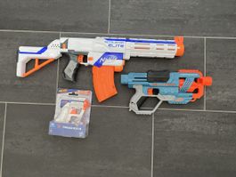 Nerf Retaliator, Commander, Triad EX-3 Set guter Zustand