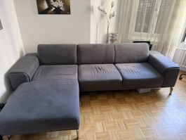 Sofa mit Chaise Longue aus Stoff