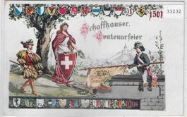 Centenarfeier Schaffhausen 1501-1901 - Litho