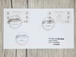 CL14 Enveloppe + Timbre Norvège 2004
