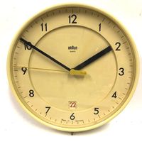 seltene Wanduhr für Braun 4823 ABK 40 von Dietrich Lubs 80er
