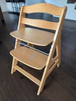 Holz Kinderhochstuhl verstellbar guter Zustand