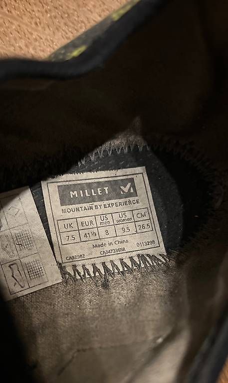 Scarpe da uomo: Chausson de grimpe Millet – Usato da Chambésy venduto da Maxence1992 1