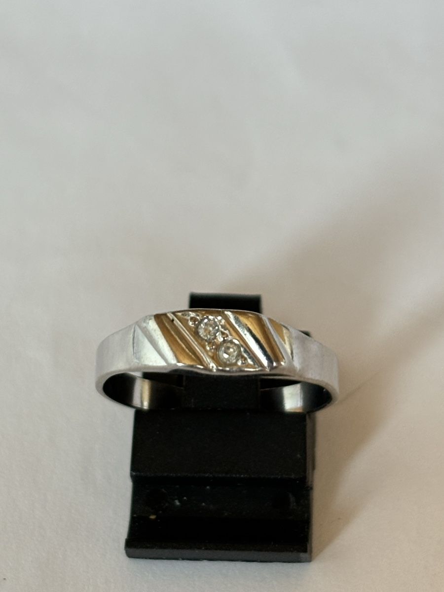 Anelli: Schicker Silberring  925 mit Zirkonia – Usato da Langnau am Albis venduto da flusspflege