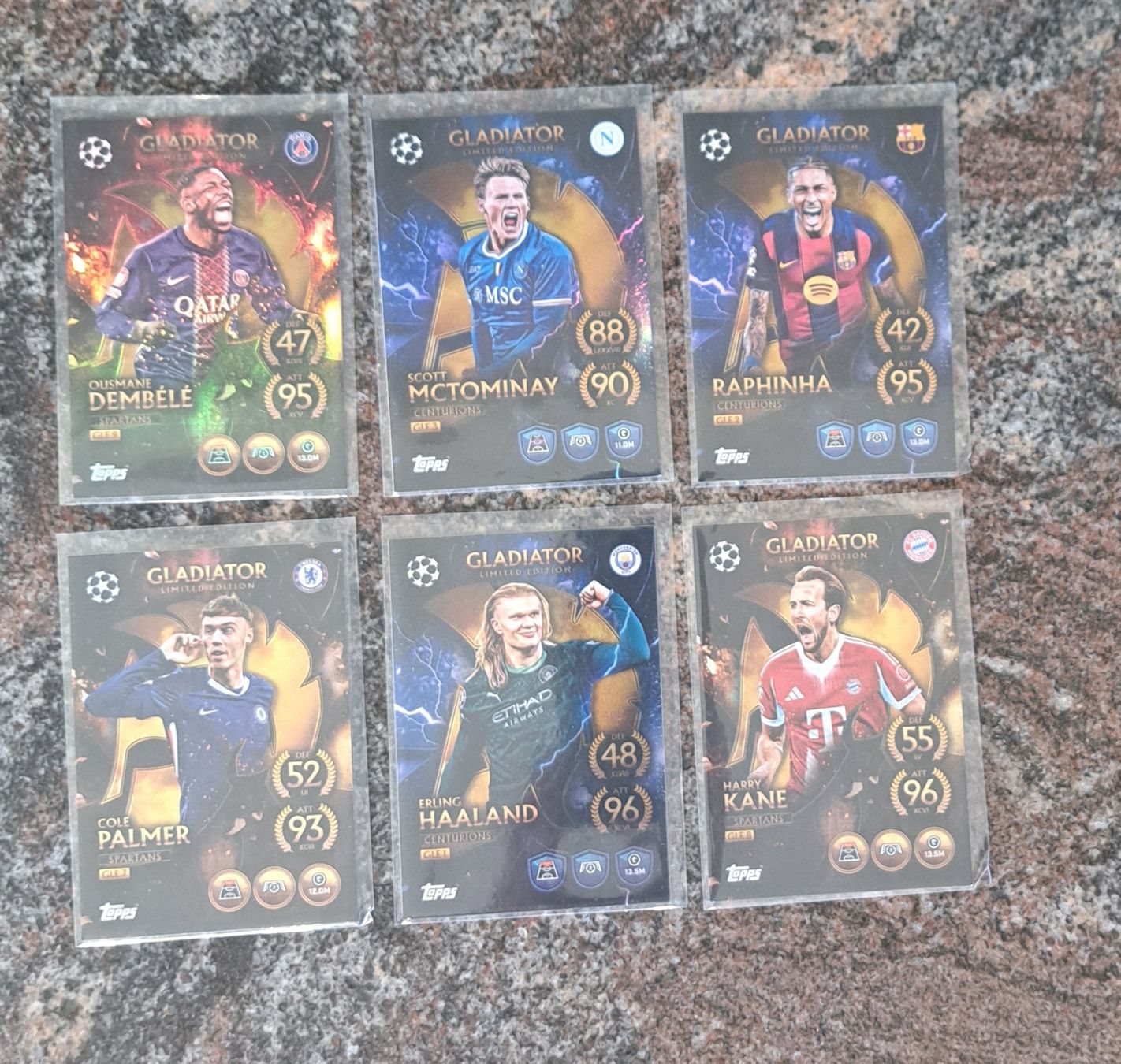 Topps Carte collezionabili: Topps Match Attax Gladiator 6 Karten – Nuovo (secondo la descrizione) da Frauenfeld venduto da Fusel1909