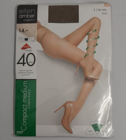 Ellen Amber Compact Medium Strumpfhose 40den Gr.L Dusk