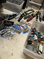 Lego Eisenbahn Konvolut mit 300+ Gleise