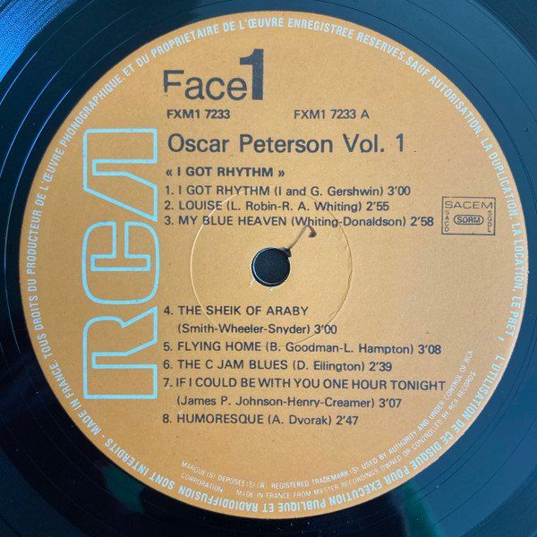 Dischi in vinile: LP: Oscar Peterson "I got rhythm" (RCA) – Usato da Hochfelden venduto da mue_lhm9 3