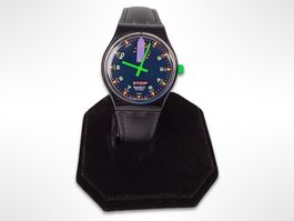 STOP SWATCH Armbanduhr schwarz