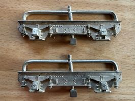 2 Messingguss Dregestellblenden Spur 0