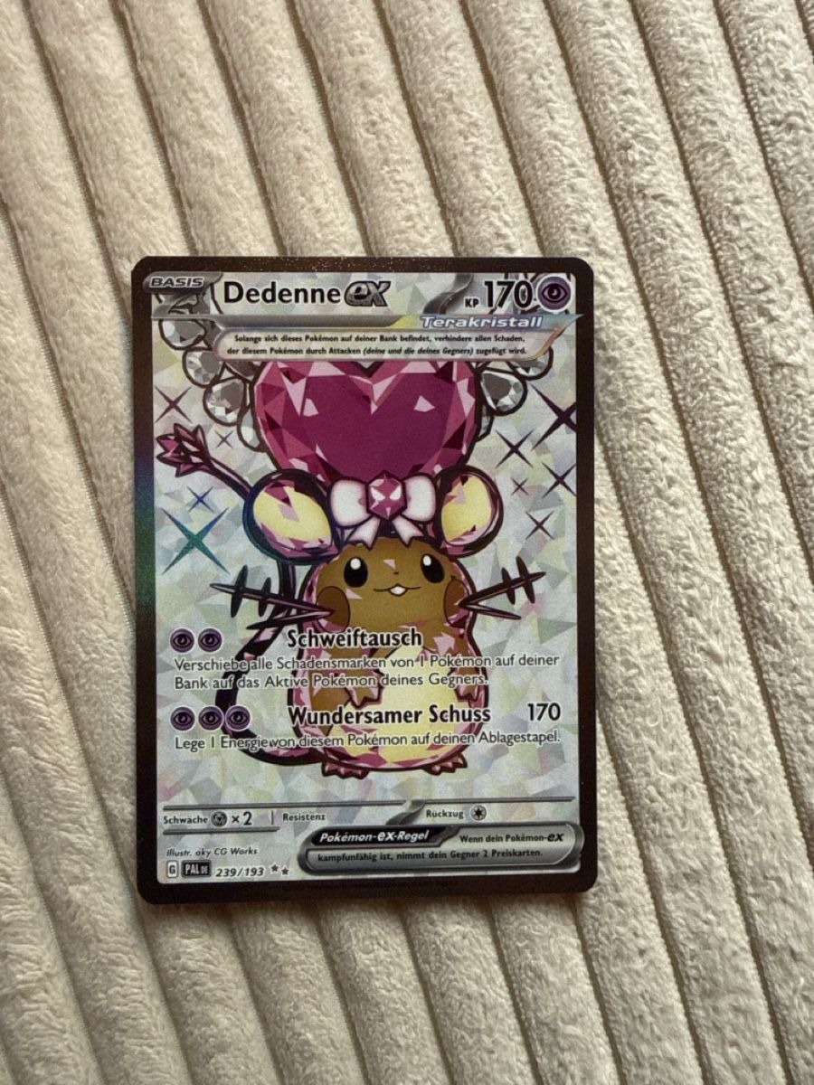 Pokémon Sammelbilder & Trading cards: Dedenne ex 239/193 – Neu (gemäss Beschreibung) aus Schönenwerd von 29061996