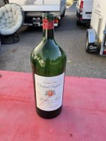 Rotweinflasche Chateau Poujeaux 1971 leer Dekoobjekt