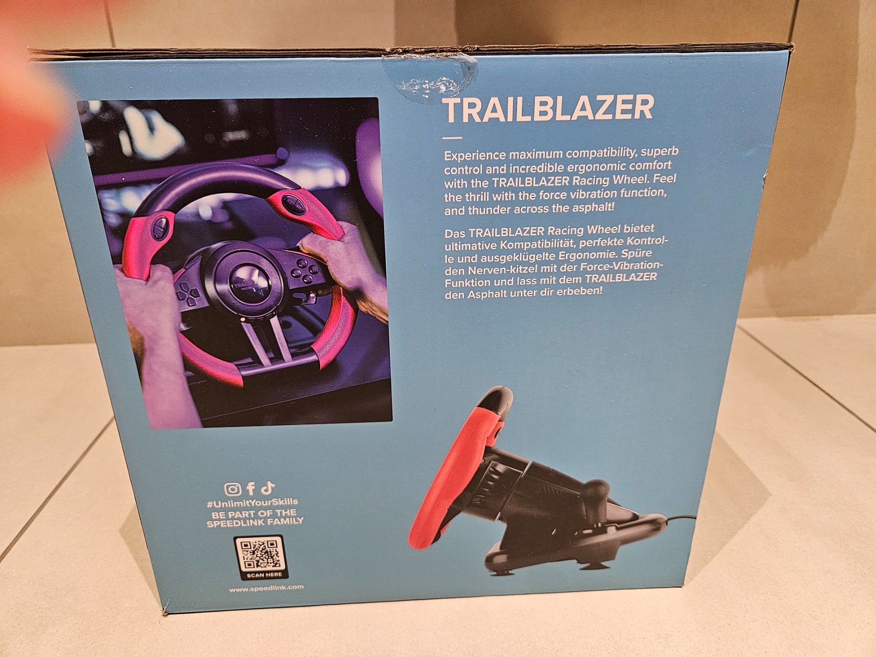 Nintendo Console: Speedlink Trailblazer Lenkrad inkl.Pedal – Usato da Romanshorn venduto da KUDA5 2