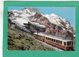 Jungfraubahn mit Jungfrau 1958