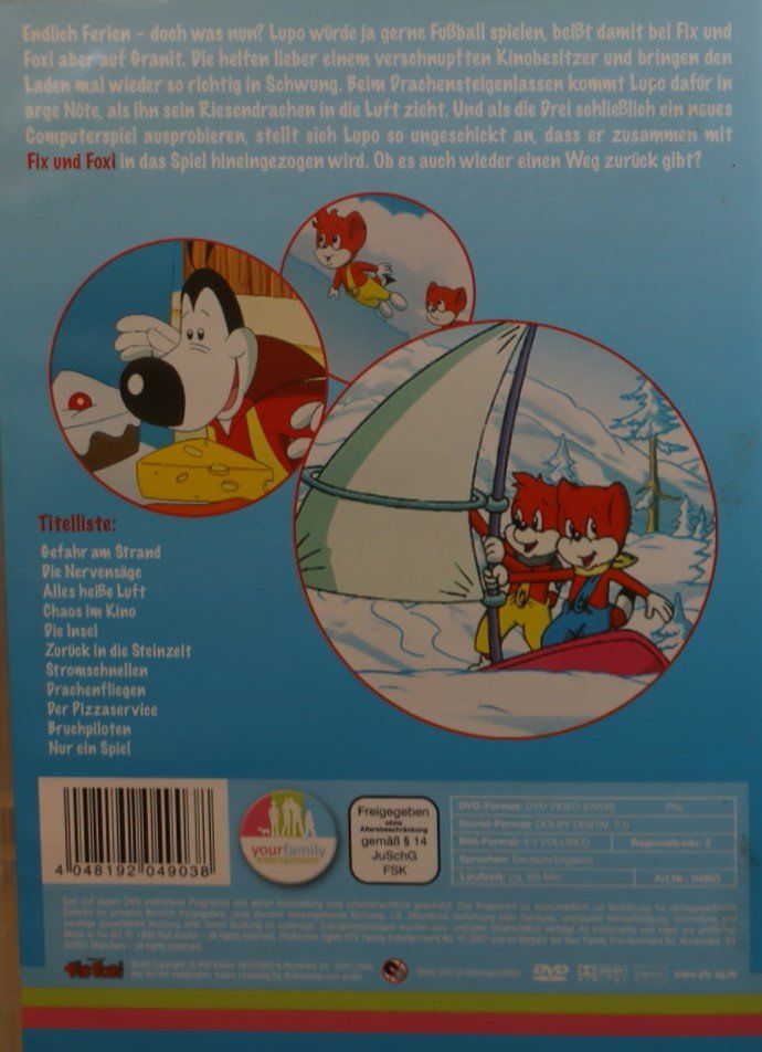 Tous les DVDs: Fix & Foxi 3 - Bruchpiloten – D'occasion à Luzern par CONTENTI 2