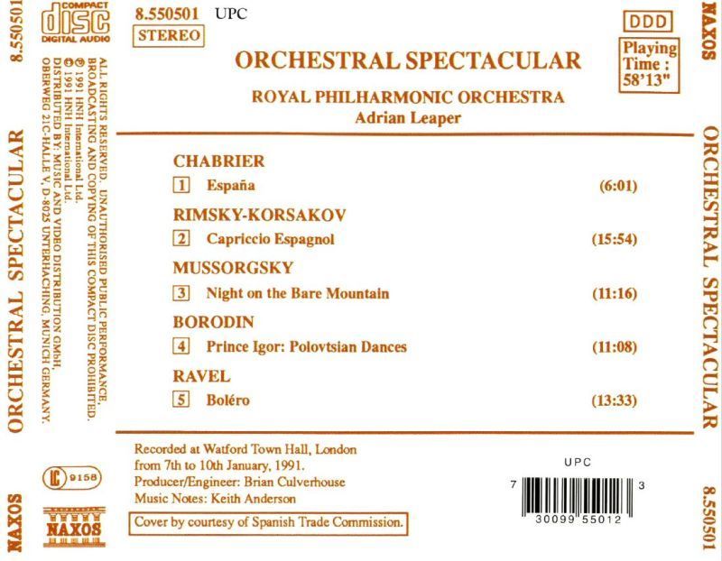 CDs: CD: Orchestral Spectacular - Compilation – Gebraucht aus Oberriet SG von Manick 1