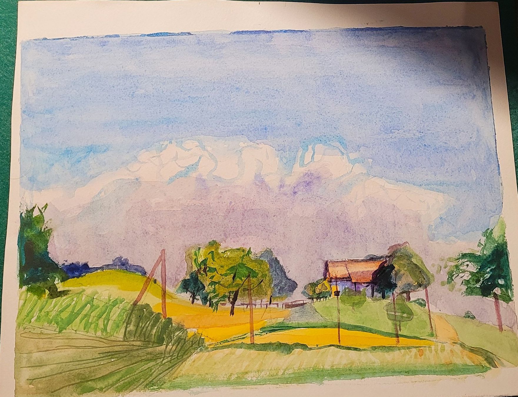 Dipinti: Schönes Landschaftsbild von Brütschlin – Usato da Bourguillon venduto da Lucas111