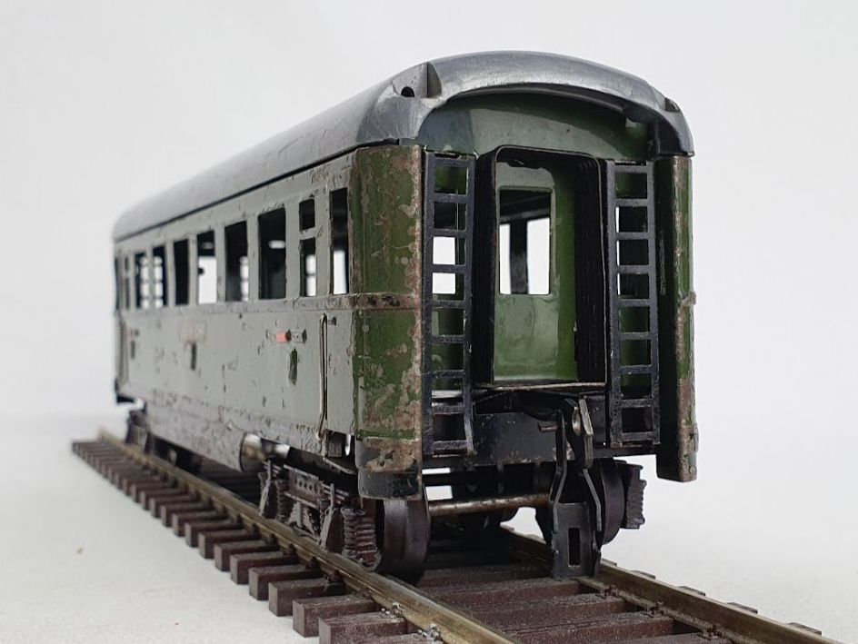 Fleischmann Modellini di ferrovie: Fleischmann 410 SBB Pers.Wagen Exportmodell, Spur 0/Blech – Usato da Seon venduto da voAllBah 4