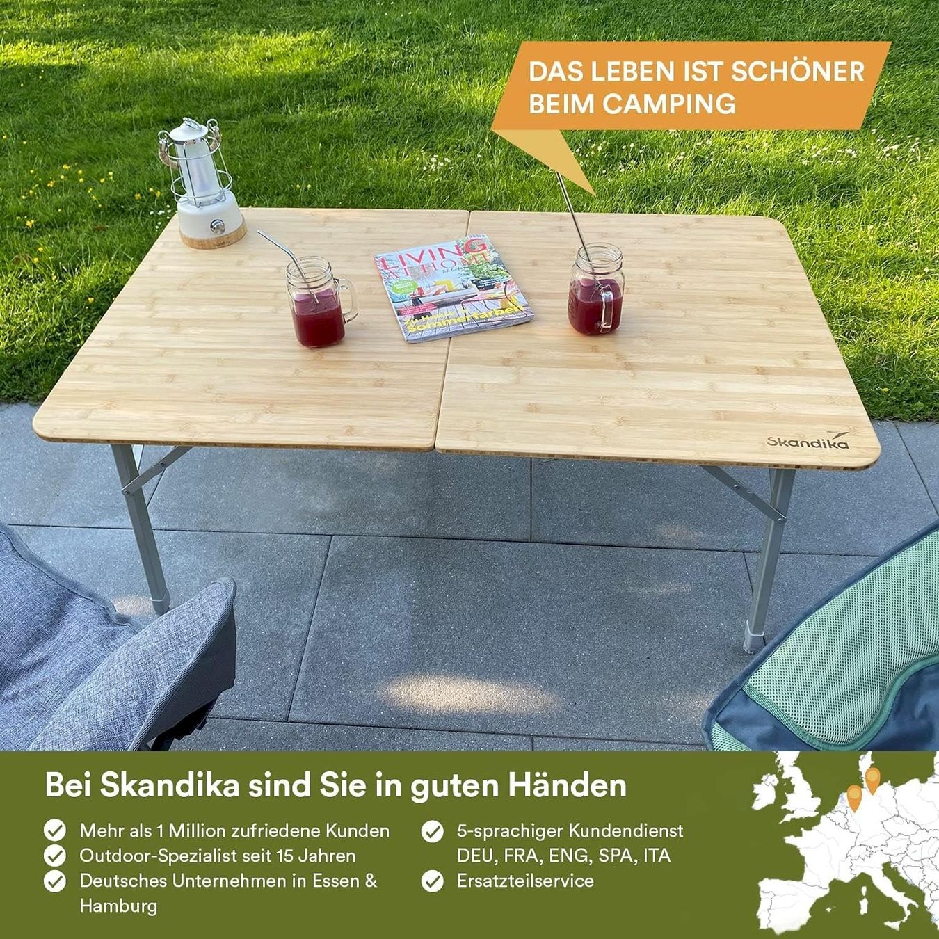 Tavoli da giardino: Skandika Campingtisch Tolja – Nuovo e nell'imballaggio originale da Bottighofen venduto da zaap 6