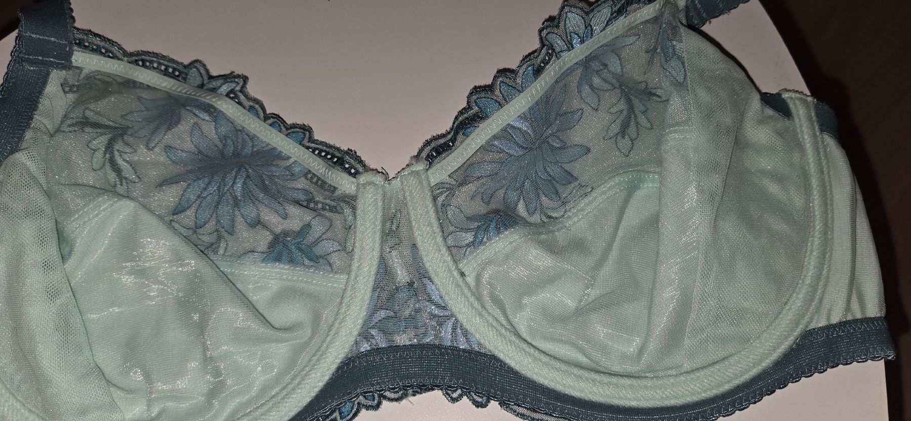 Sonstige Unterwäsche: Susette BH Gr. 85D, mint mit Blumenmuster, NEU – Neu (gemäss Beschreibung) aus Busswil BE von Angy1974 1