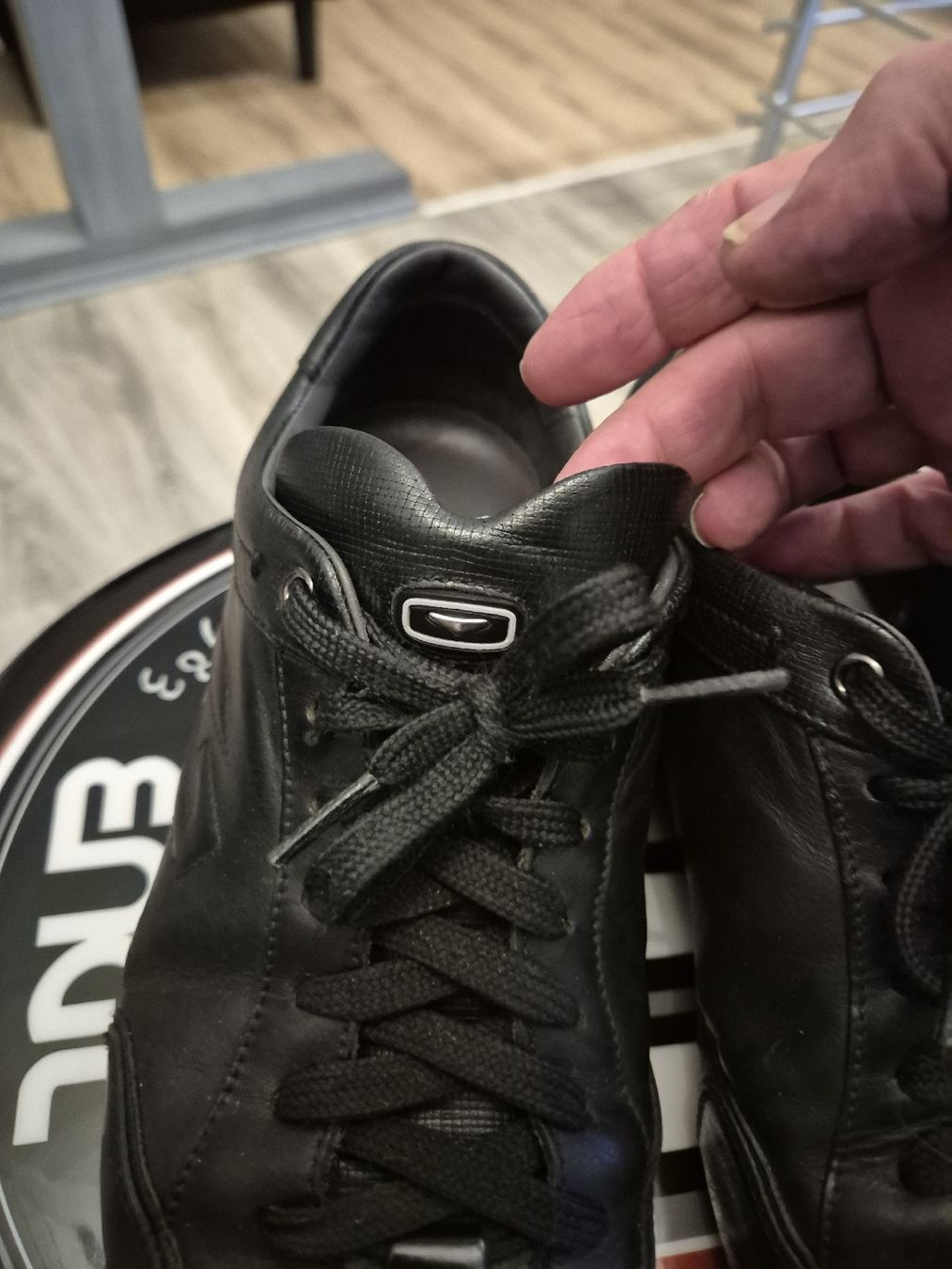 Scarpe da uomo: Alberto Guardiani Baskets Sport, Cuir Noir, Taille 41 – Usato da Chevenez venduto da Pippomy 5