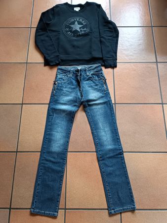 Ensemble : jean Orchestra slim, 14 ans, pull CONVERSE