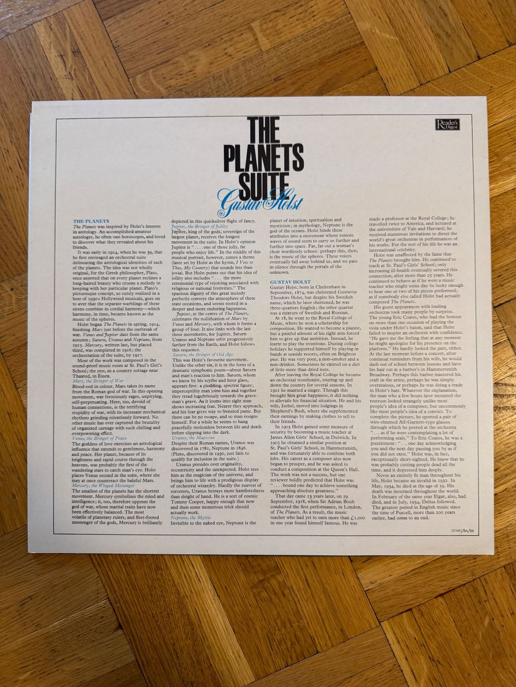 Dischi in vinile: Die Planeten von Gustav Holst. – Usato da Genève venduto da Greg_8ff 1