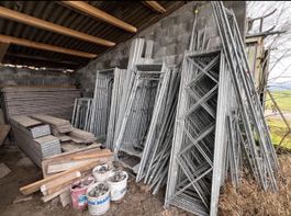 Baugerüst, Fassadengerüst Wiederkehr ~320m2