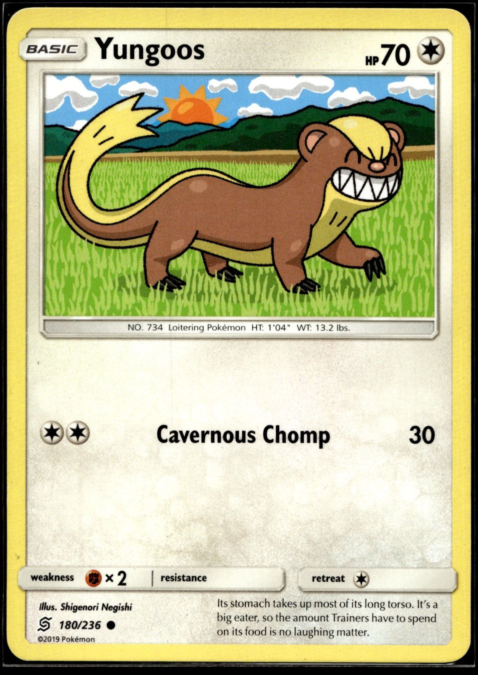 Pokémon Carte collezionabili: Yungoos (UNM EN 180/236) – Usato da Affoltern am Albis venduto da Chiesa_5
