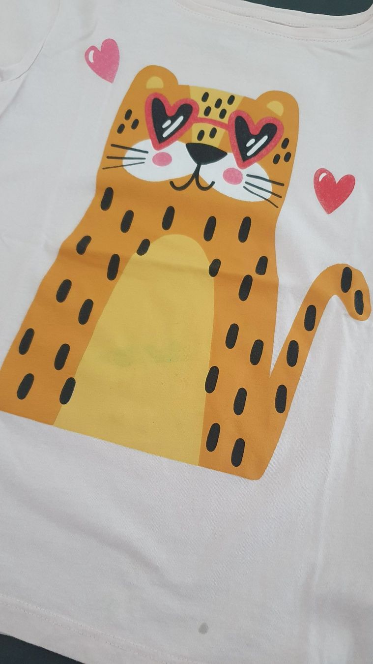 Camicette, T-shirt & Top: ++ Gepard T-Shirt ++ Gr. 122 / 128 ++ – Usato da Chur venduto da aladin_04 1