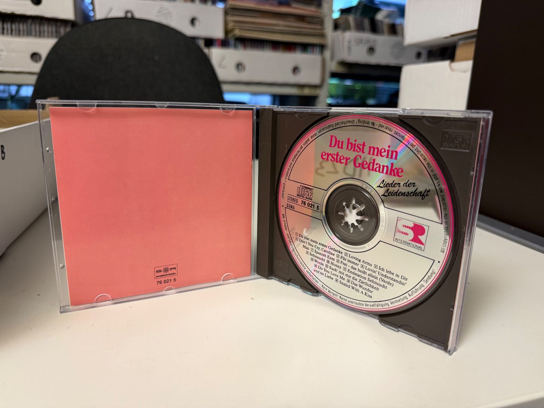 CD: Du Bist Mein Erster Gedanke - SRA05A – Usato da Küsnacht ZH venduto da pdproject 2