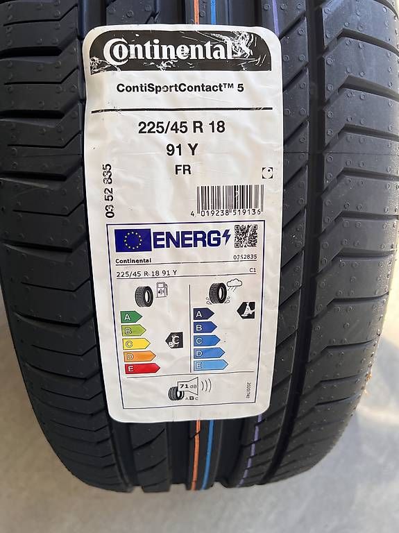 Pneus & Kompletträder: 225/45R18 91Y Continental  – Gebraucht aus St. Margrethen SG von au1400 2
