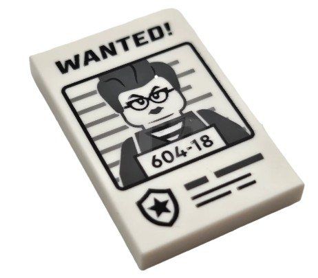 Lego Kit di costruzioni: LEGO 6465458 Fliese 2 x 3 mit "WANTED!" – Nuovo (secondo la descrizione) da Bettwiesen venduto da mad_cl6y