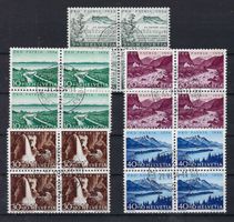 1954  Pro Patria Viererblocks gestempelt  15951