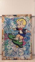RICHIE-RICH, Graffiti-Kunstwerk auf Holz, Unikat