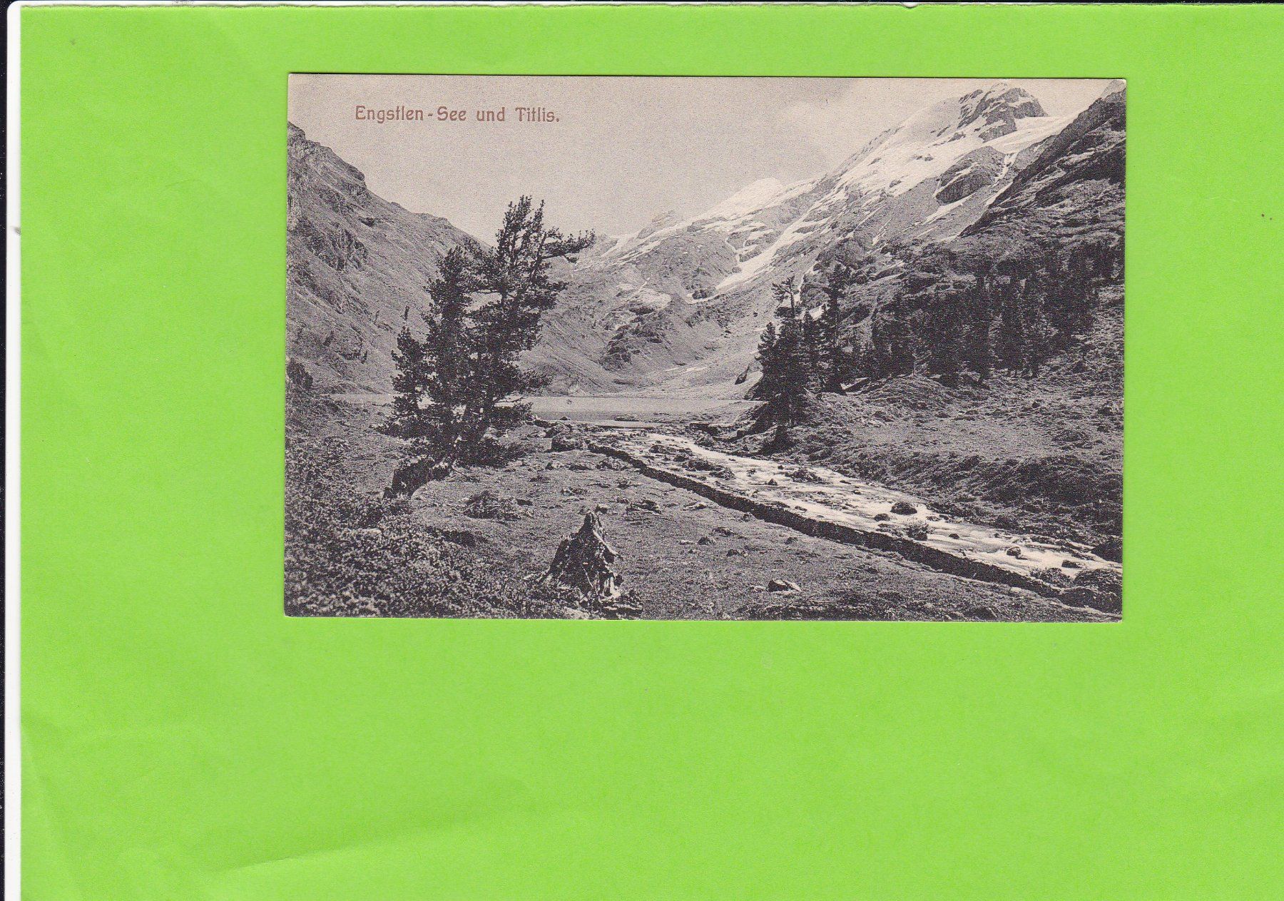 Cartoline postali: Engstlen-See und Titlis – Usato da St. Peterzell venduto da neckertal