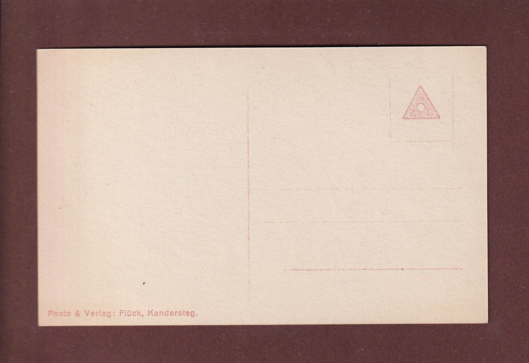 Cartoline postali: KANDERSTEG - Felsenburg – Usato da Pully venduto da nicecards 1
