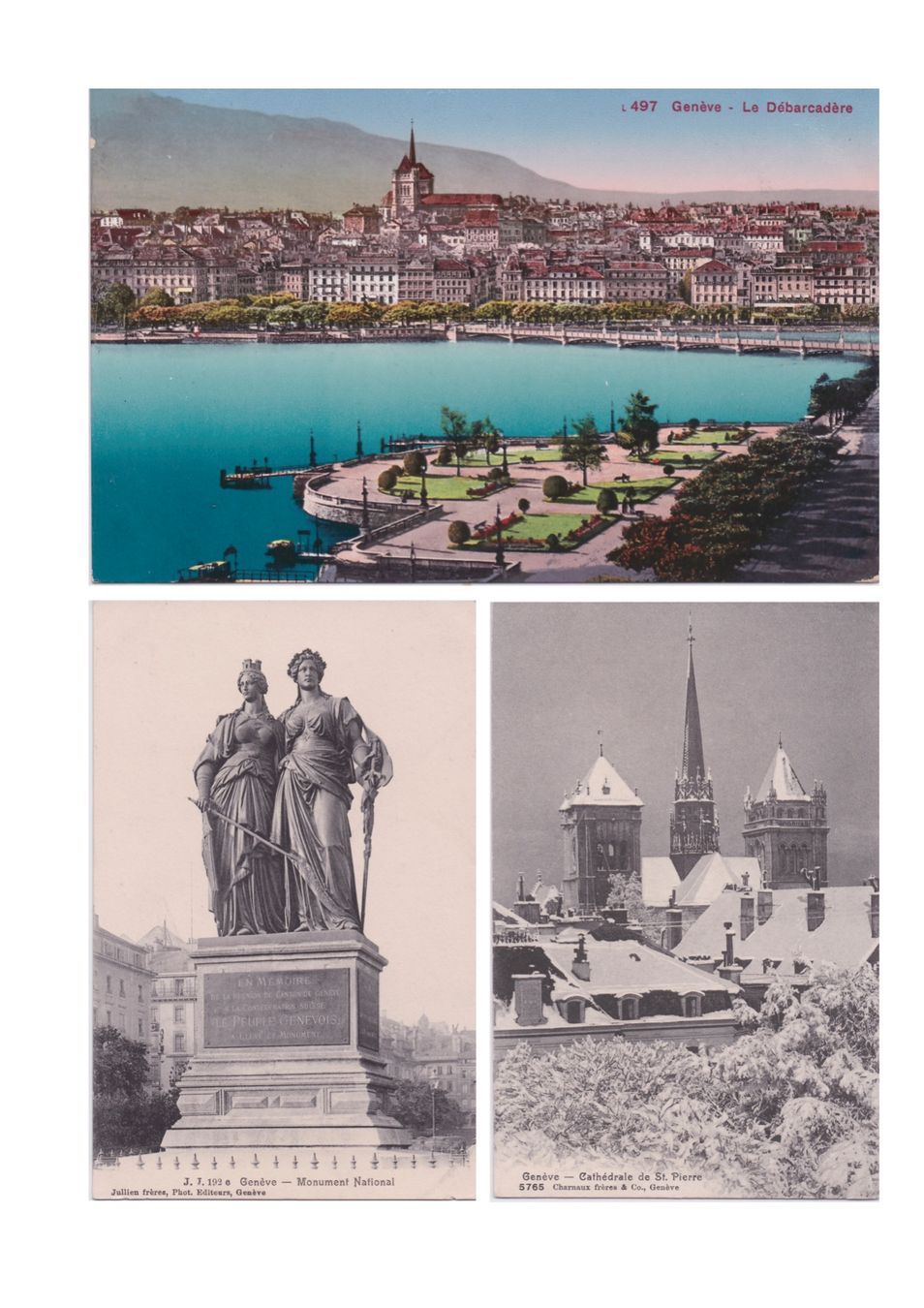 Cartoline postali: Konvolut GENF – Usato da Baar venduto da dokuba 9