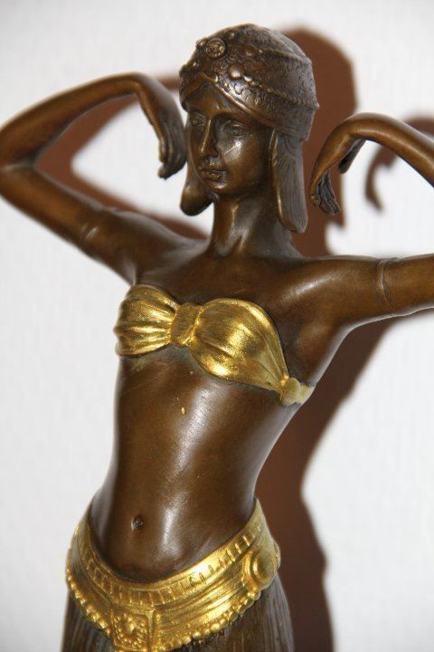Sculture & Statue: Sculpture en bronze sur socle marbre . – Usato da Praz (Vully) venduto da pikuluka1 4